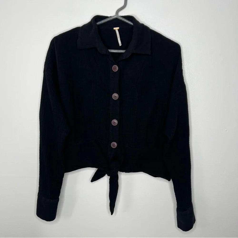 Free People Womens Sunstreaks Blouse - Picture 2 of 7